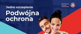 kolorowy banner dot. szczepienia przeciwko krztuścowi o treści Jedno szczepienie Podwójna ochrona Szczepiąc się przeciwko krztuścowi pomiędzy 27. a 36. tygodniem cięży, chronisz siebie i swoje dziecko Na szczepienie zgłoś się do swojego lekarza rodzinnego Jeśli ciąża jest zagrożona przedwczesnym porodem, szczepienie możesz wykonać już po 20. tygodniu ciąży gov.pl/gis/krztusiec-szczepionka
W prawym górnym rogu logo Ministerstwa Zdrowia oraz PIS