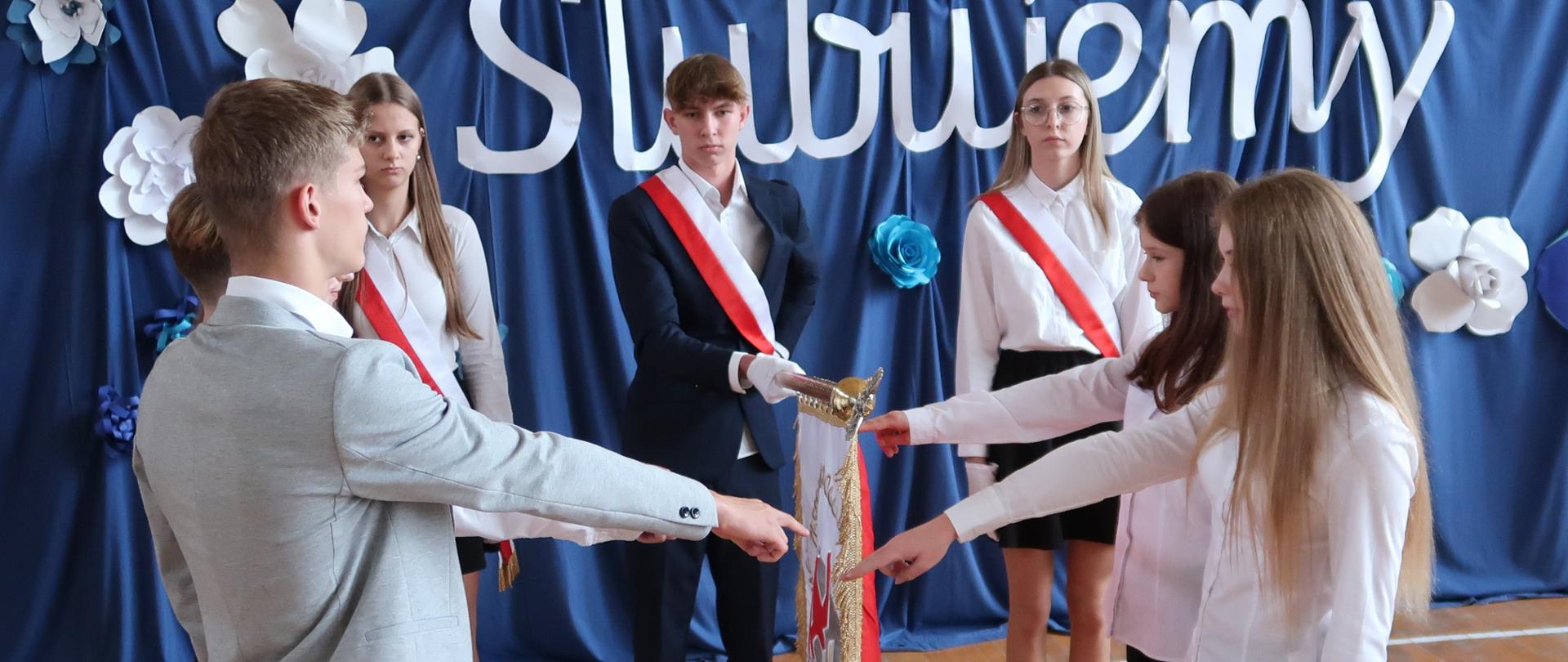 Ślubowanie uczniów SMS Ostrowiec