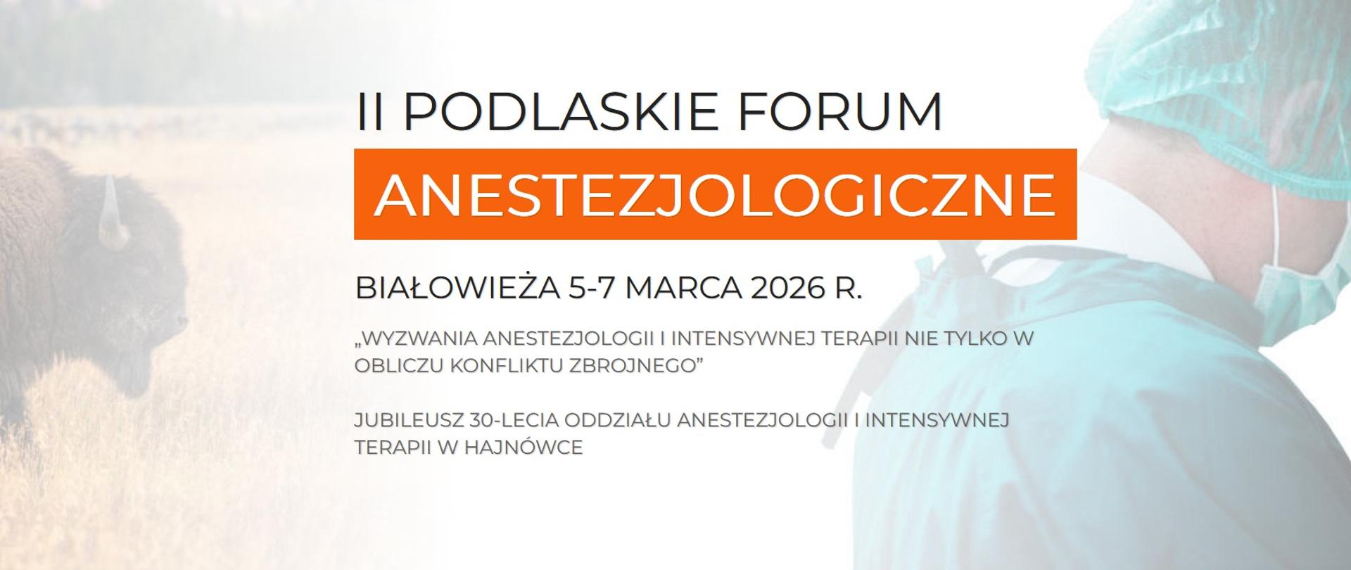 Na tle kombinacji zdjęć - żubra i medyka, umieszczono informacje o wydarzeniu, zawarte w artykule. 