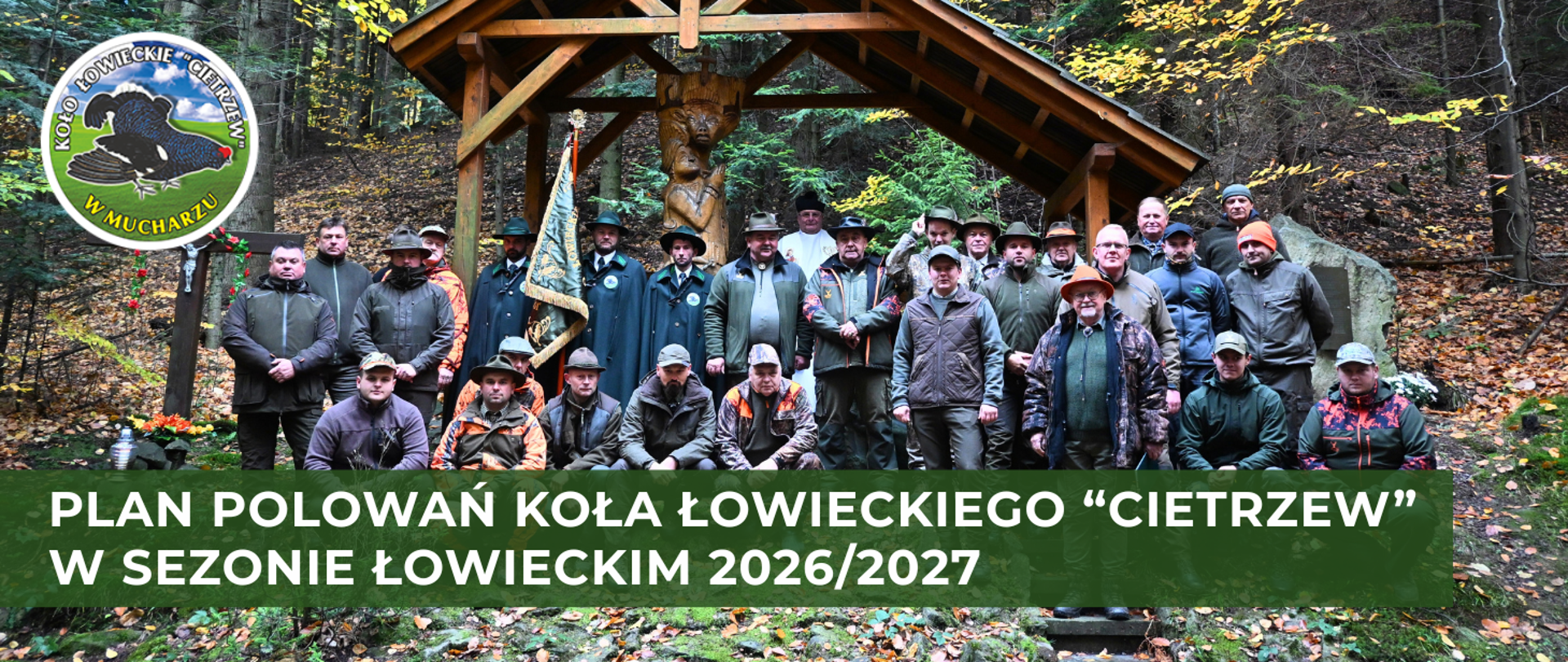 Plan polowań zbiorowych Koła Łowieckiego „Cietrzew” w Mucharzu w sezonie łowieckim 2026/2027
