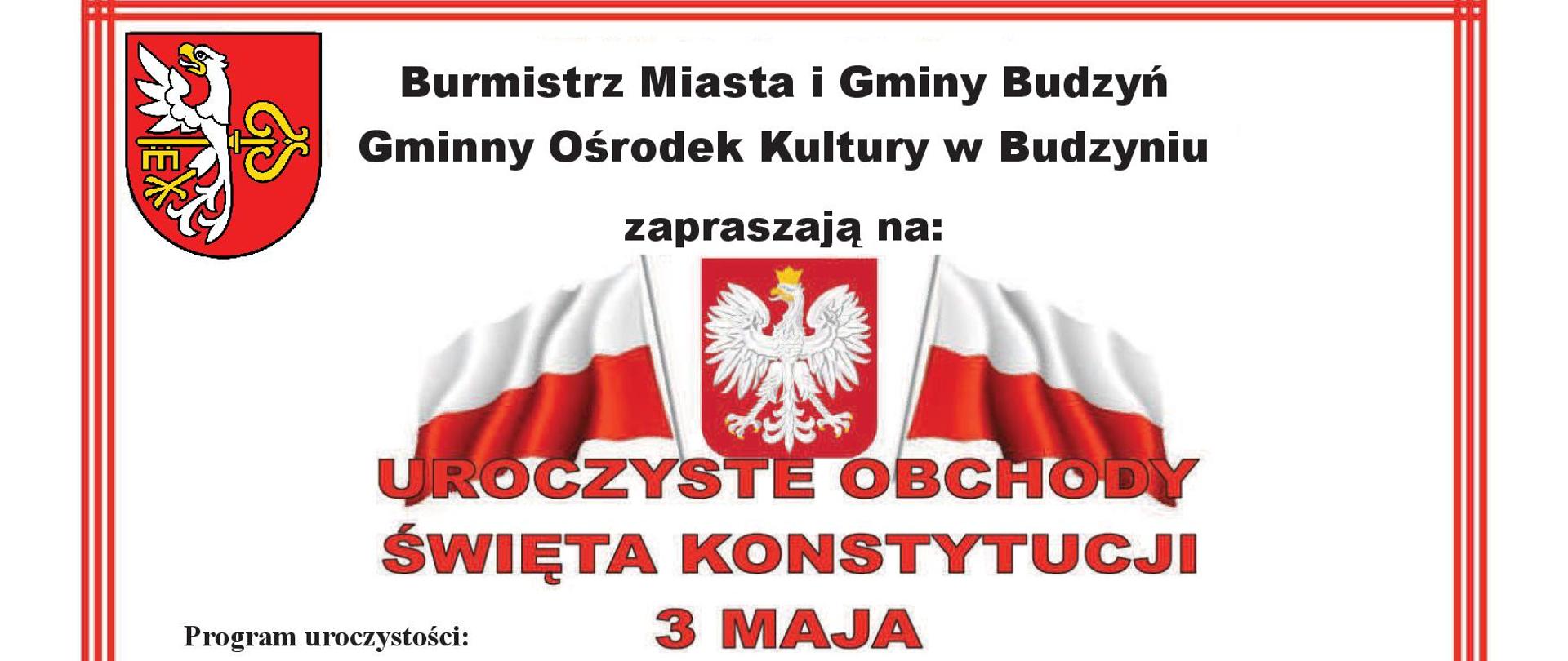 Program obchodów Święta Konstytucji 3 maja
