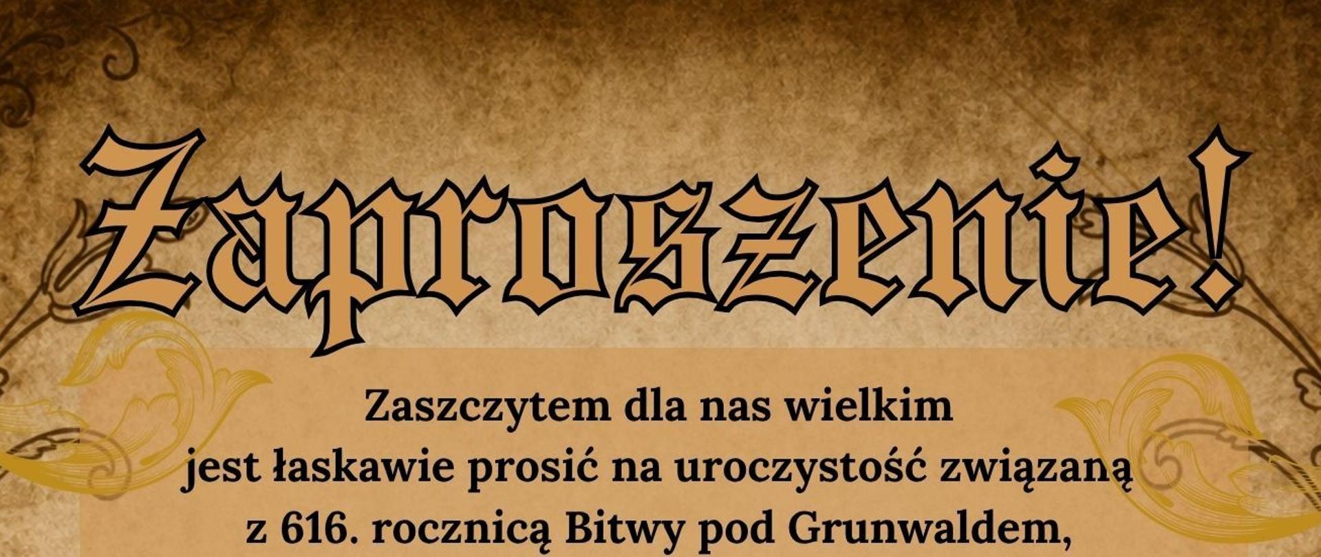 zaproszenie