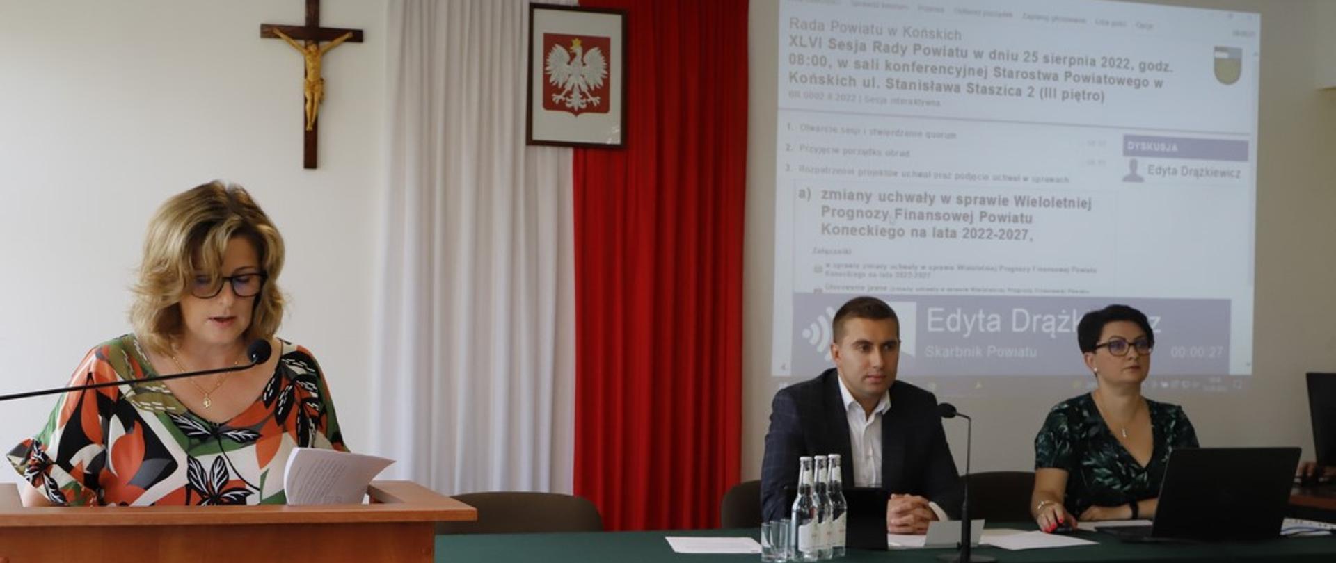 XLVI Sesja Rady Powiatu w Końskich