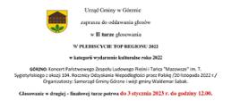 Zaproszenie do głosowania w II turze