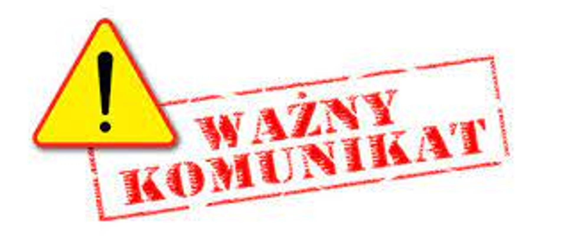 Ważny komunikat!