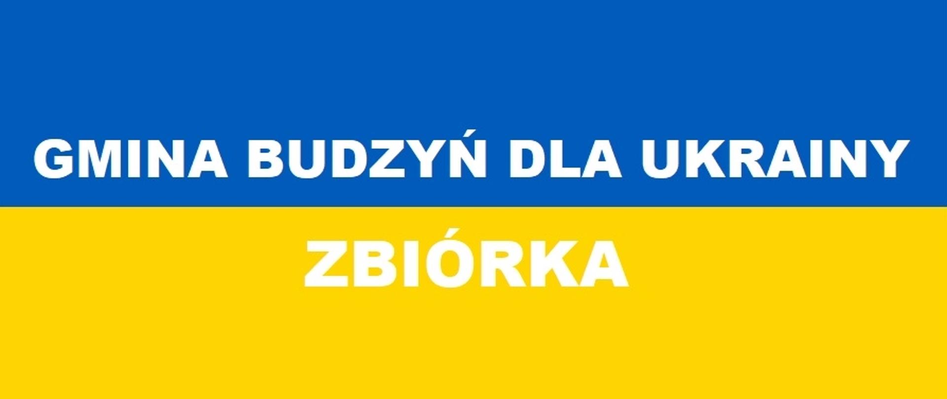 Gmina Budzyń dla Ukrainy - zbiórka