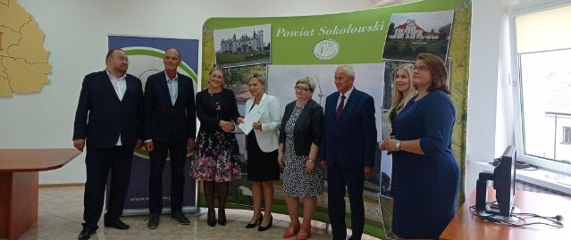 Starostwo Powiatowe Sokołów Podlaski - podpisanie umów dotacji z WFOŚiGW w Warszawie