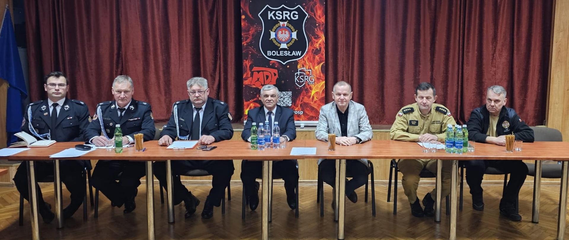 Uczestnicy zebrania sprawozdawczo-wyborczego w Bolesławiu
