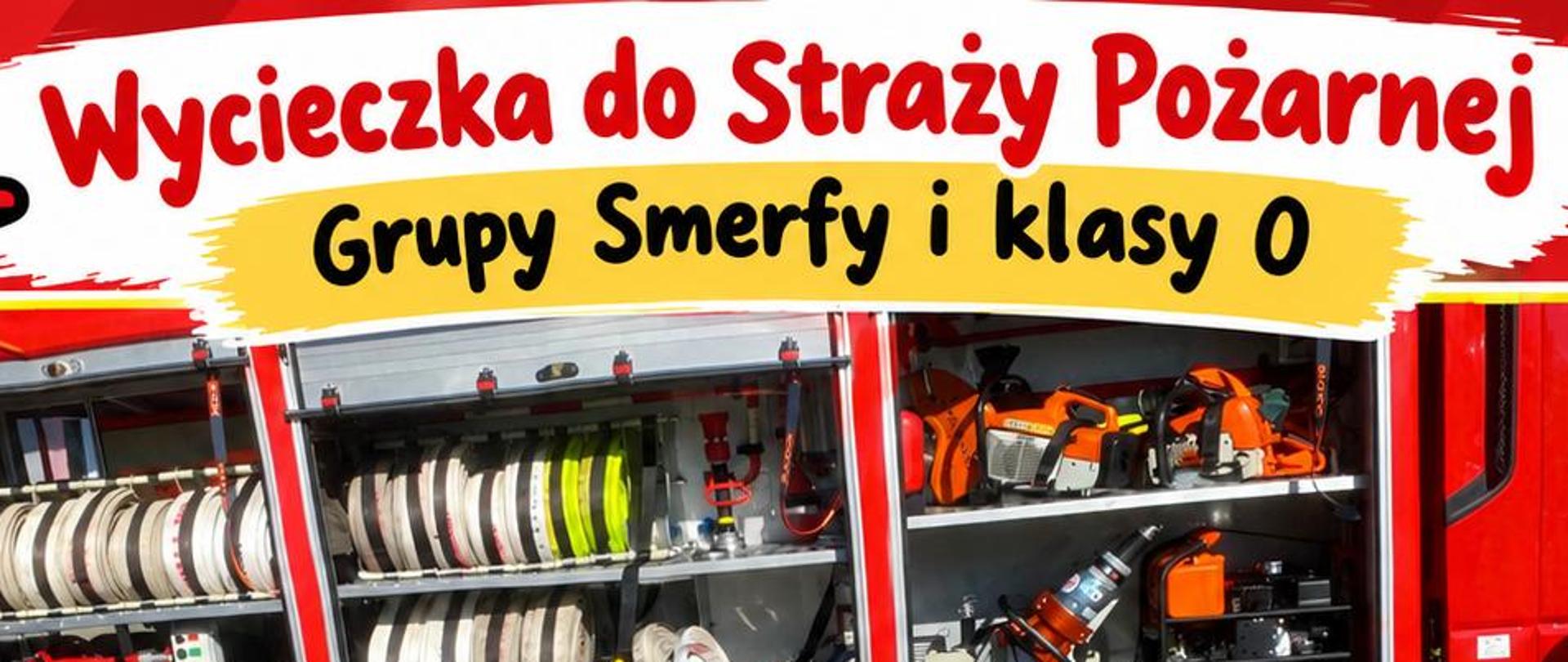 Wycieczka do OSP Piotrkowice klasa 0 i grupy przedszkolne