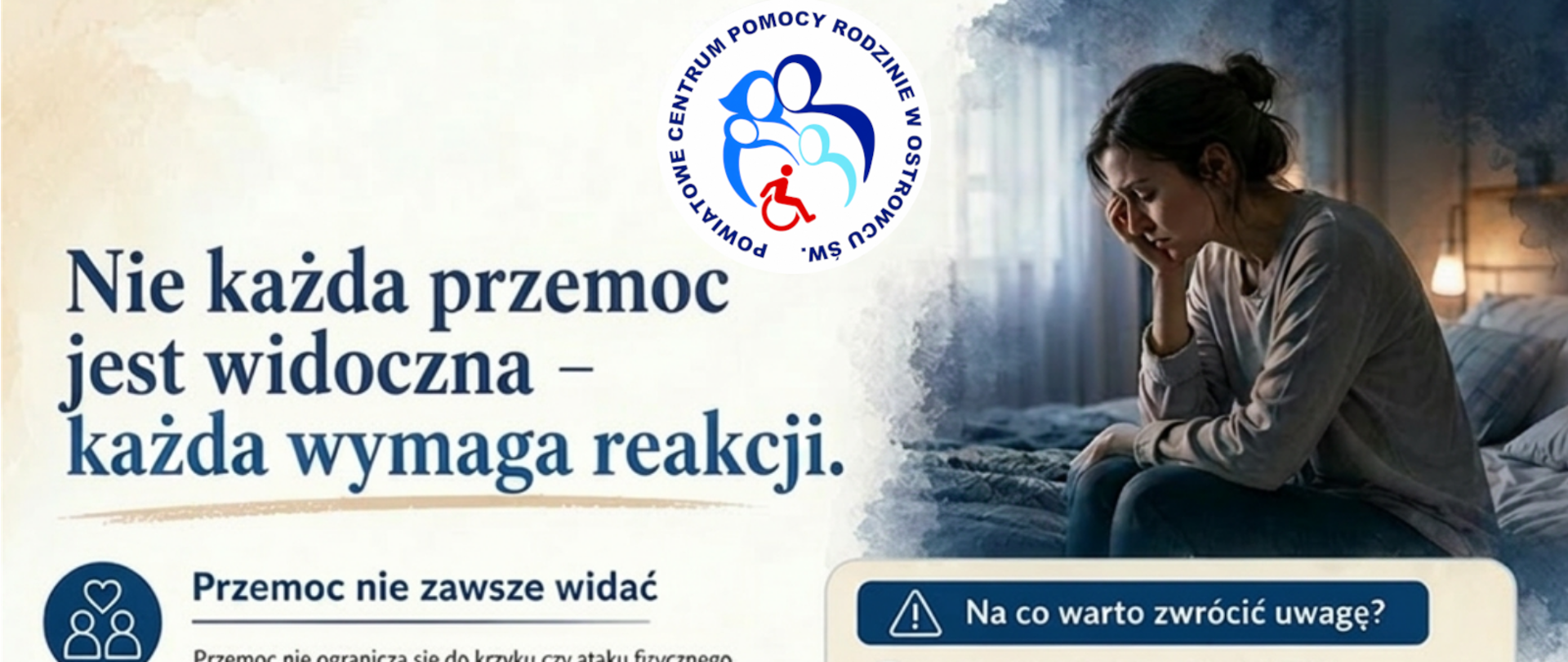 Nie każda przemoc jest widoczna — każda wymaga reakcji