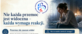 Nie każda przemoc jest widoczna — każda wymaga reakcji