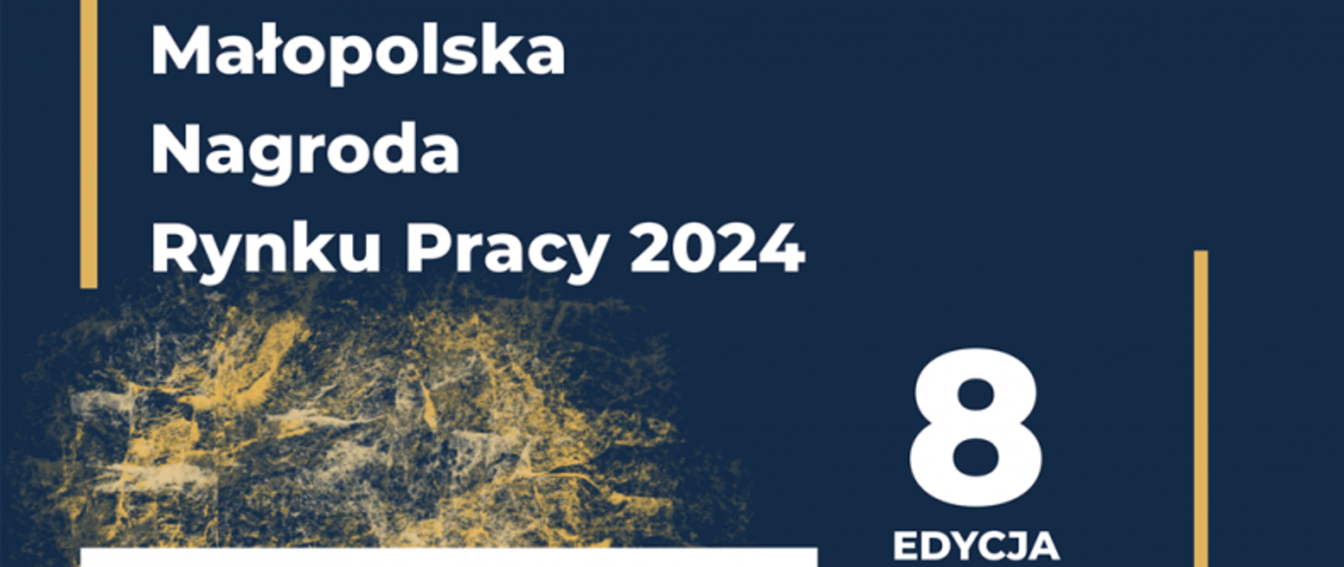  Baner informacyjny o konkursie Małopolska Nagroda Rynku Pracy 2024