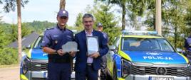 Gmina Tymbark wsparła zakup nowych radiowozów dla Policji
