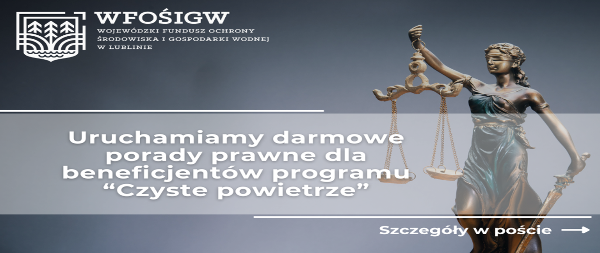 Bezpłatne porady prawne dla beneficjentów programu „Czyste Powietrze” w WFOŚiGW w Lublinie.
