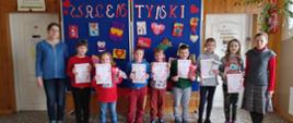 Konkurs na kartkę walentynkową w języku angielskim - Szkoła Podstawowa im. Jana Pawła II w Żarnowie