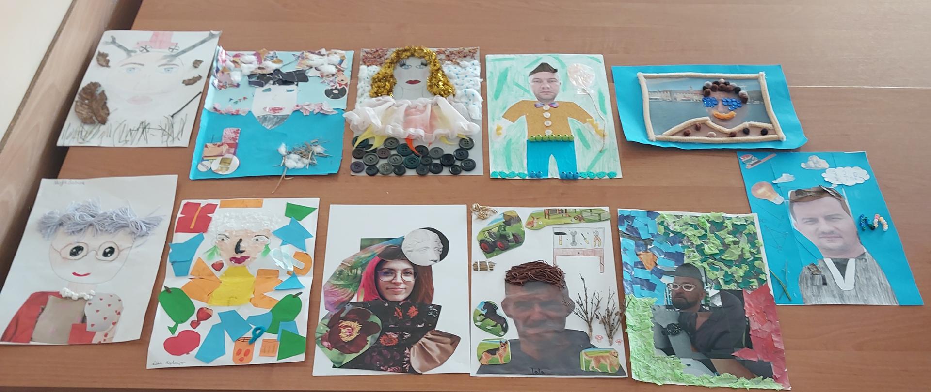 Prace uczniów klasy 4a