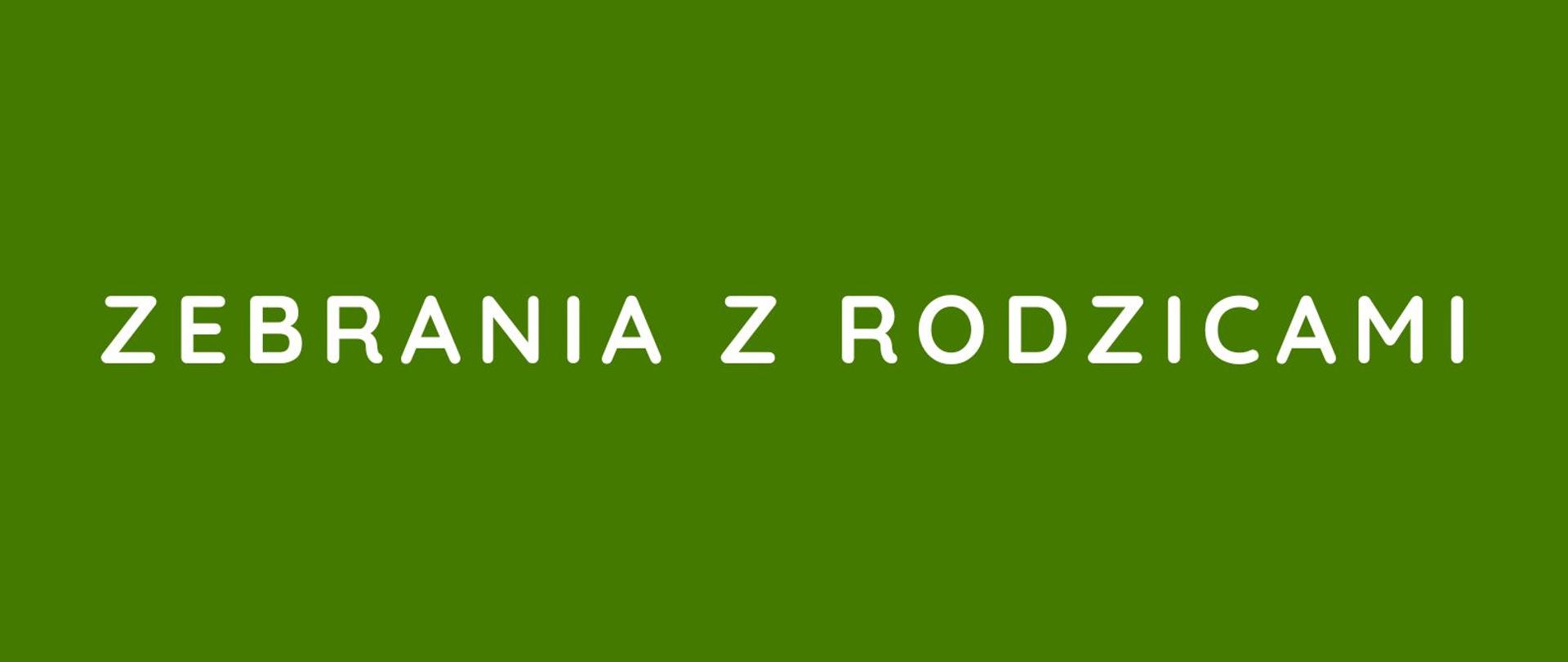 Zebrania z Rodzicami