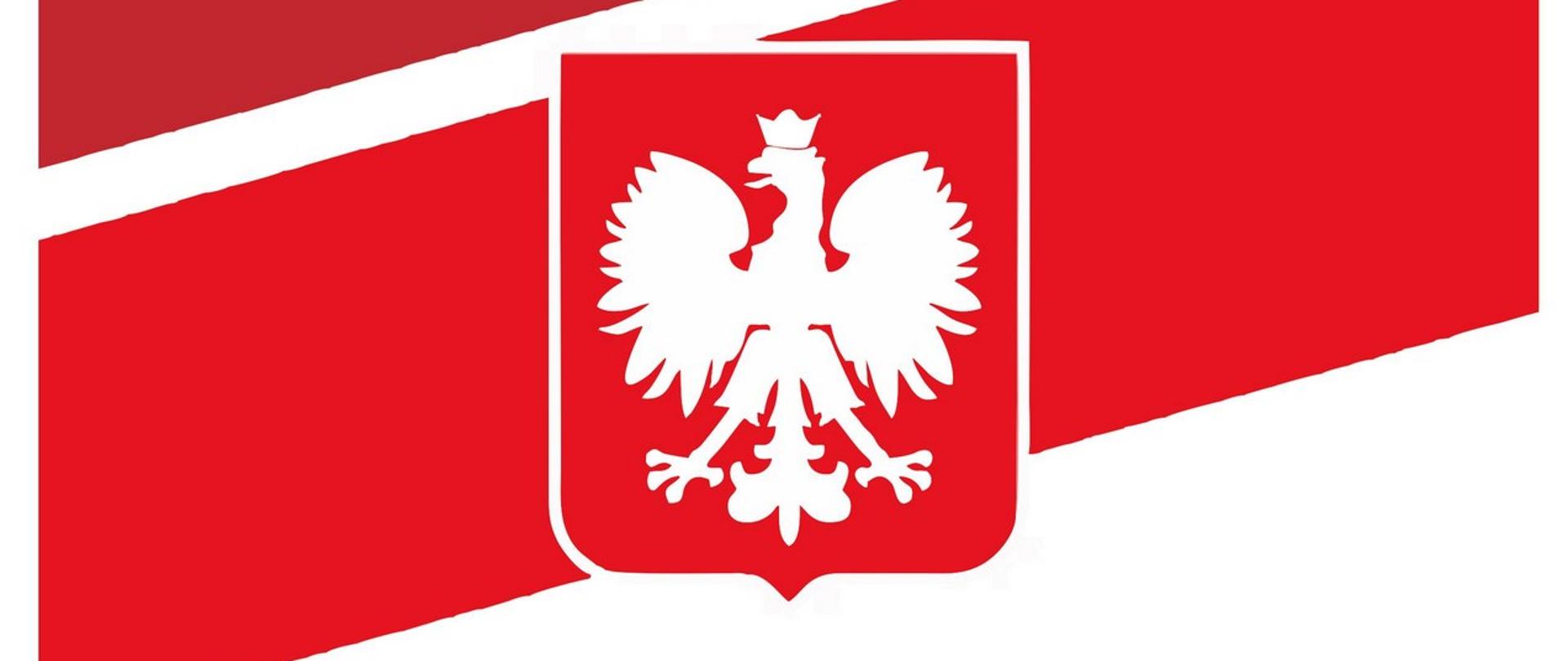 Plakat opisujący przebieg uroczystości związanych z 233.rocznicą uchwalenia Konstytucji 3 maja, na plakacie znajduj się Godło Polski, logo Powiatu Łosickiego oraz Miasta i Gminy Łosice 