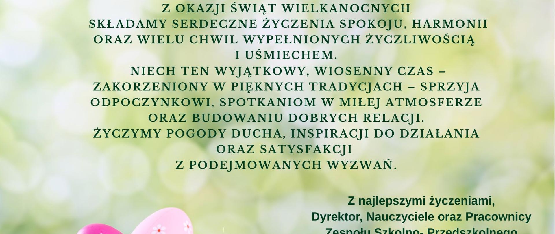 Życzenia z Okazji Świąt Wielkanocnych