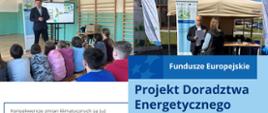 Plakat z informacją na temat Projektu Doradztwa Energetycznego