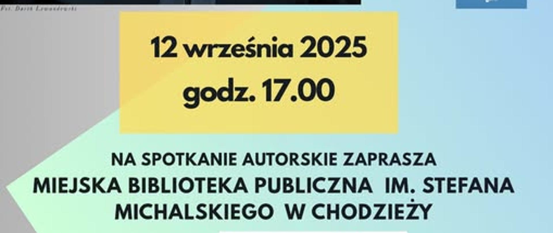 plakat spotkanie autorskie z Katarzyną Tubylewicz