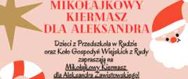 Mikołajkowy Kiermasz dla Aleksandra