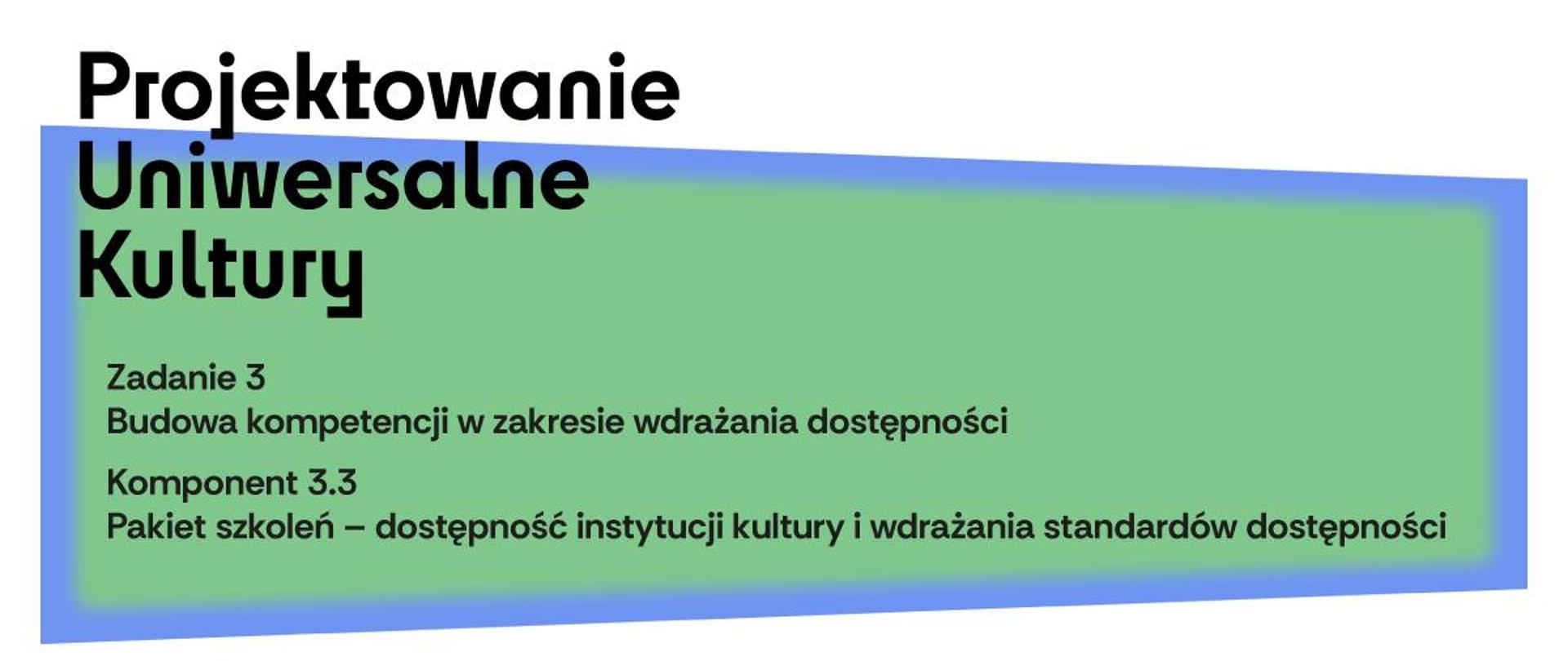Nazwa projektu oraz logotypy - informacje zawarto w artykule