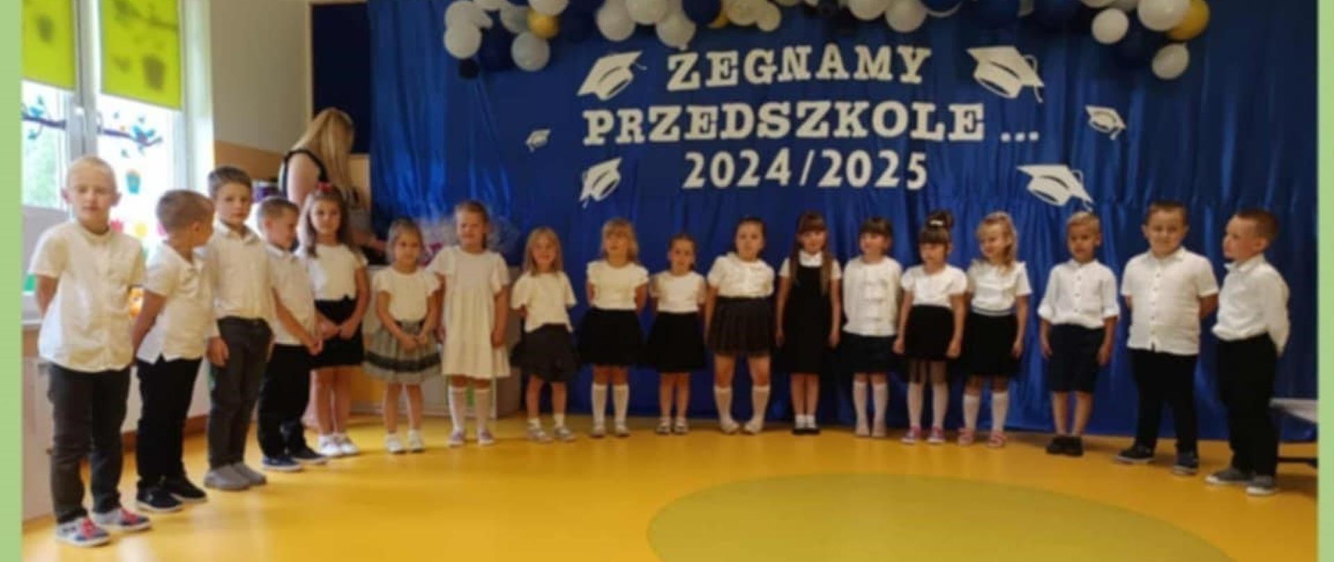 Pożegnanie Przedszkola przez grupę Krasnoludki