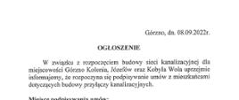 Ogłoszenie