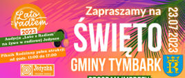 Plakat Święta Gminy Tymbark