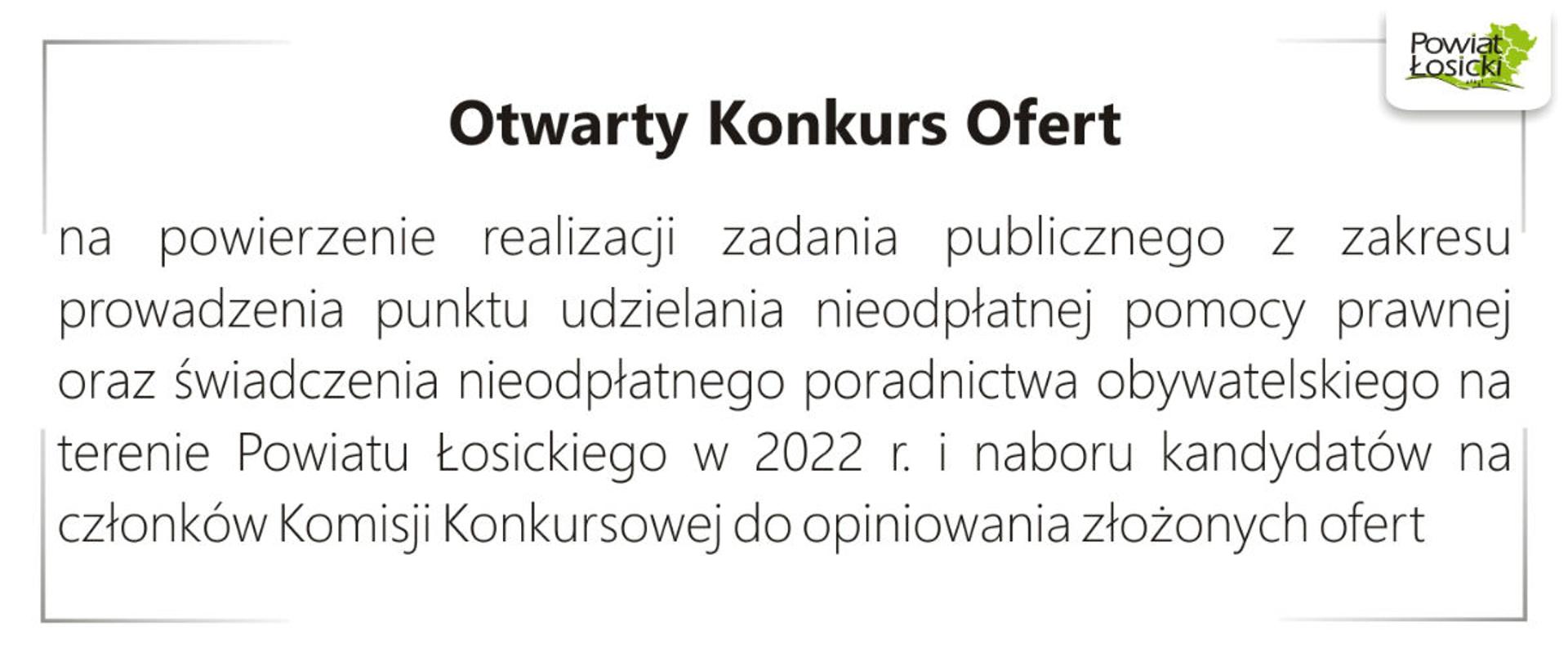 Otwarty Konkurs ofert