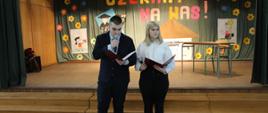 Konferansjerzy prowadzący część oficjalną 