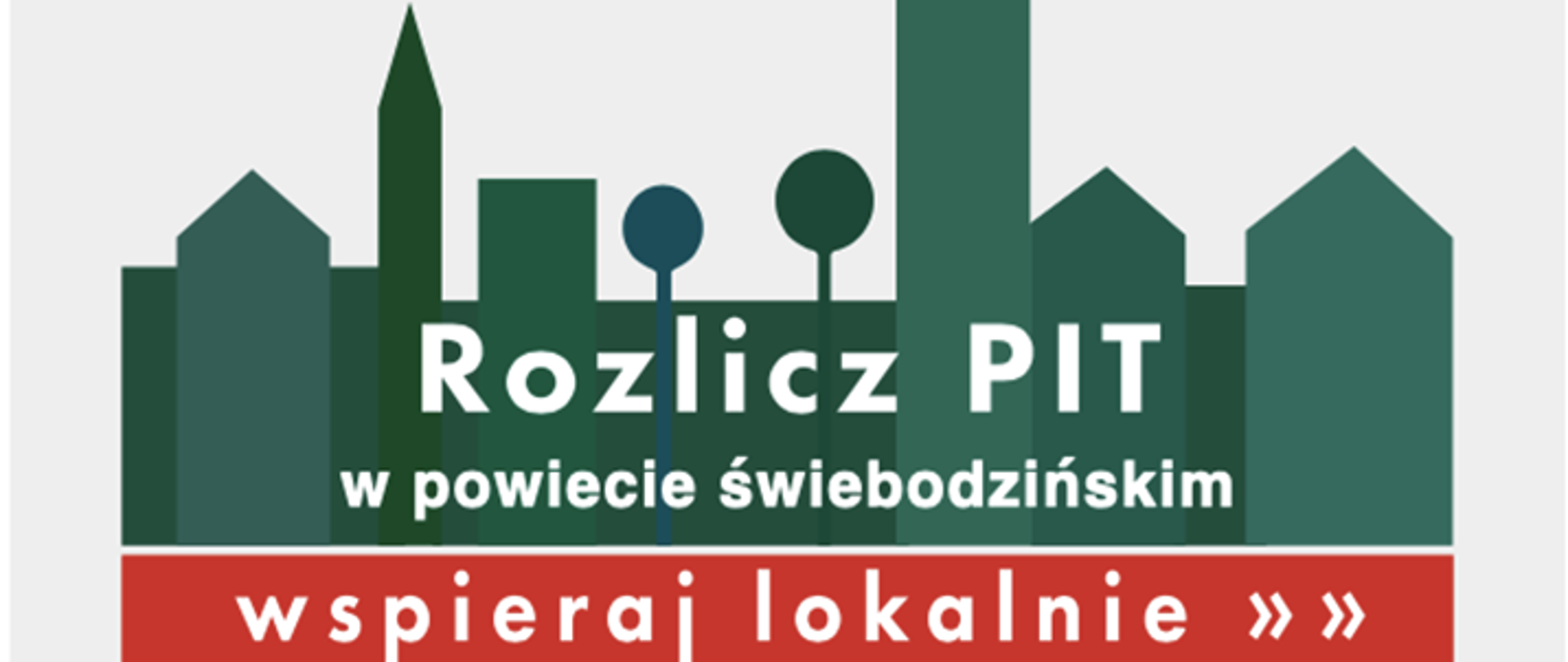 plakat informujący o akcji rozlicz pit w Powiecie Świebodzińskim