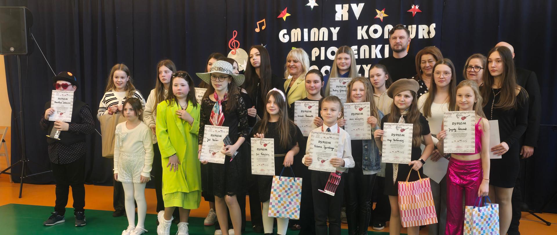 XV GMINNY KONKURS PIOSENKI OBCOJĘZYCZNEJ W PSP BODZECHÓW