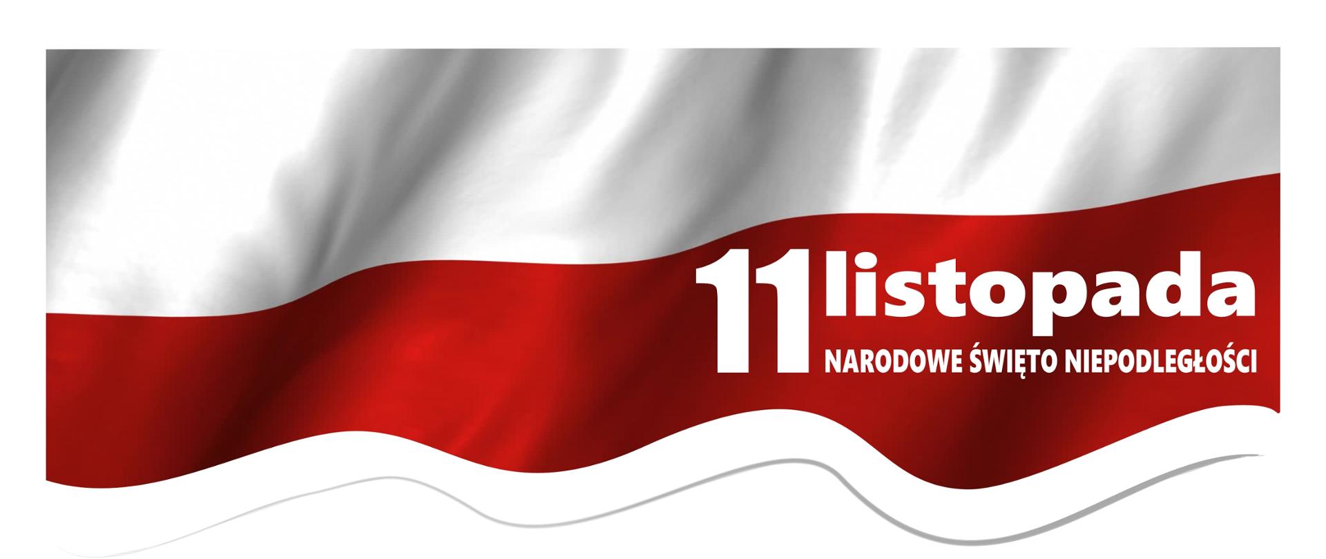 Plakat wydarzenia związanego ze świętem odzyskania przez Polskę niepodległości 