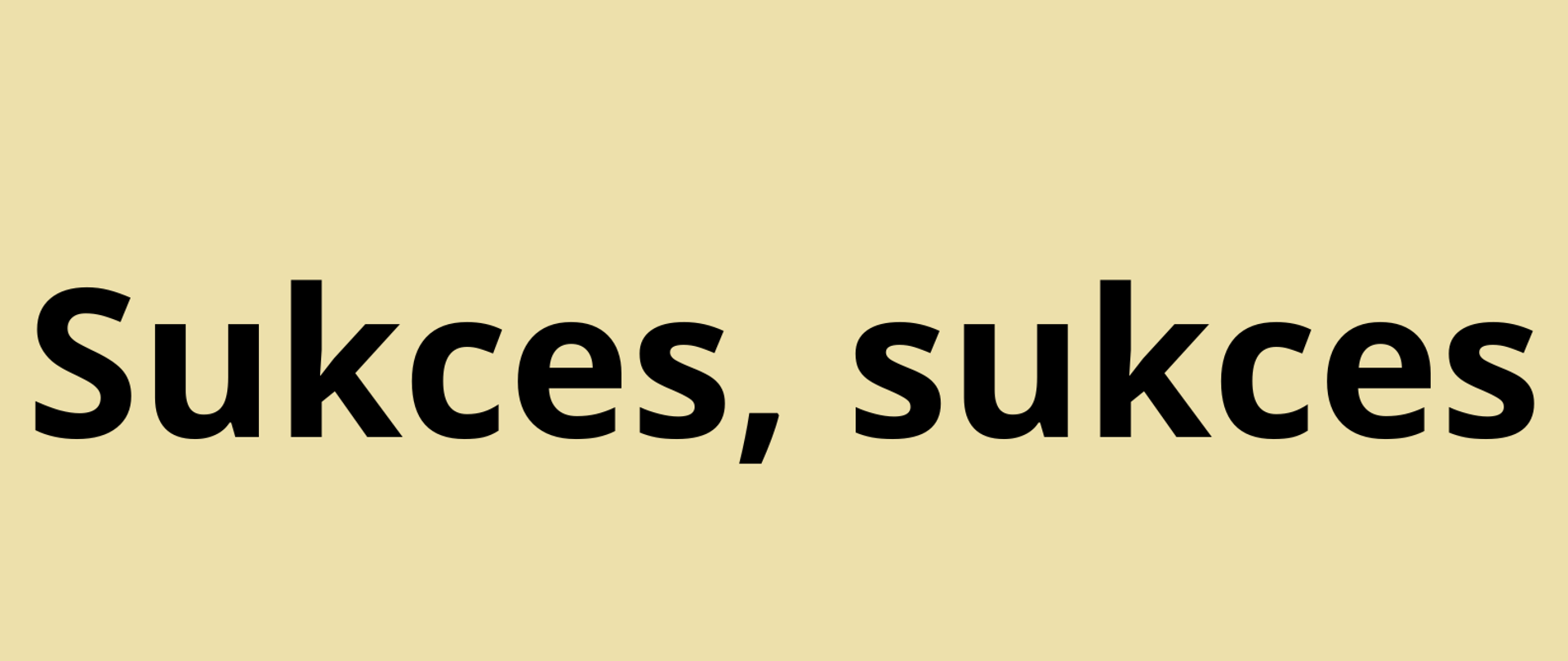 Sukces