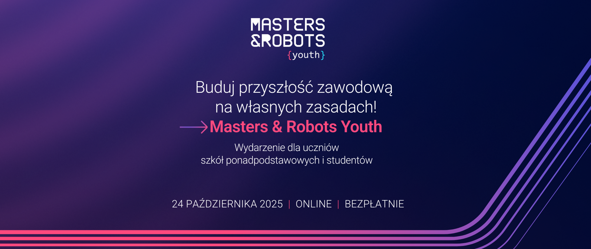 plakat informacyjny Masters&Robots