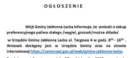 Ogłoszenie
