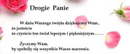 Życzenia na Dzień Kobiet