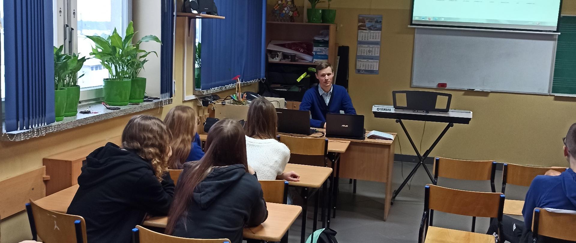 Nasz gość przed pokazem swojego występu