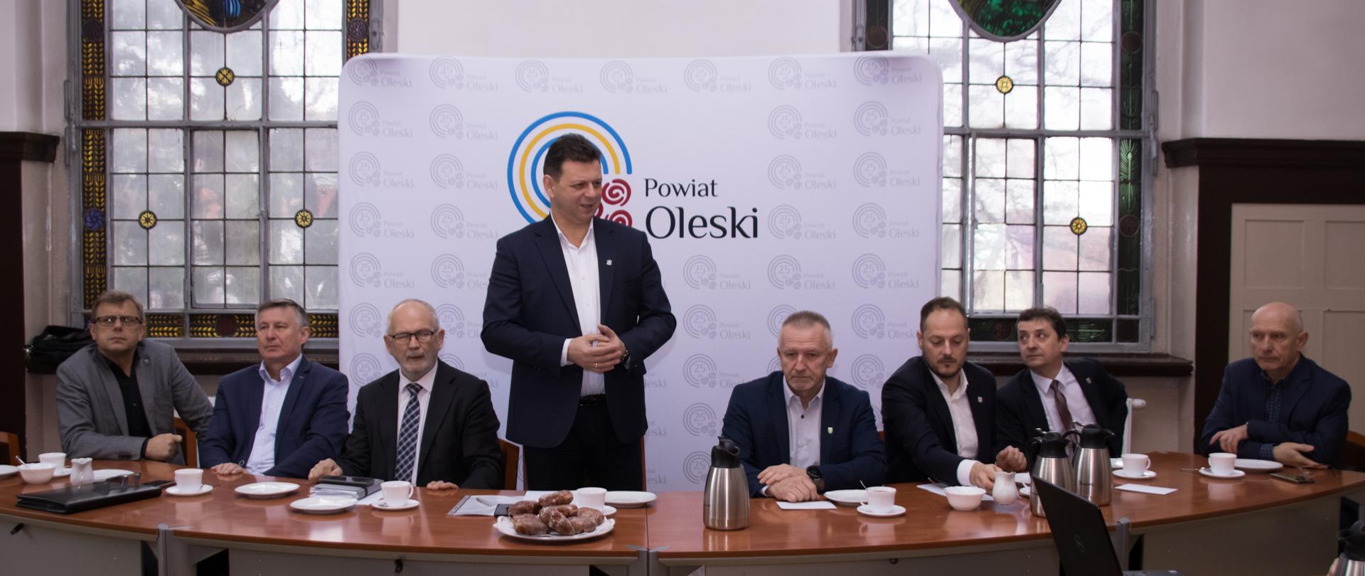 Spotkanie dotyczące prac nad nową Strategią Rozwoju Powiatu Oleskiego.