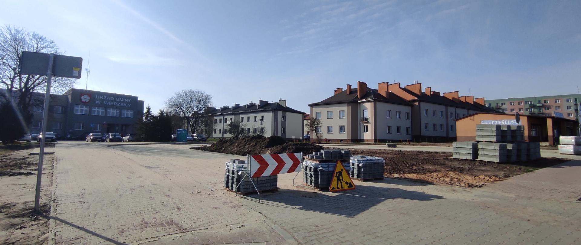 Przebudowa pętli autobusowej przy ul. Kościuszki w Wierzbicy
