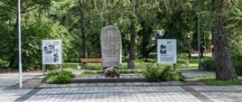 Park Niepodległości w Piastowie - plac pamięci