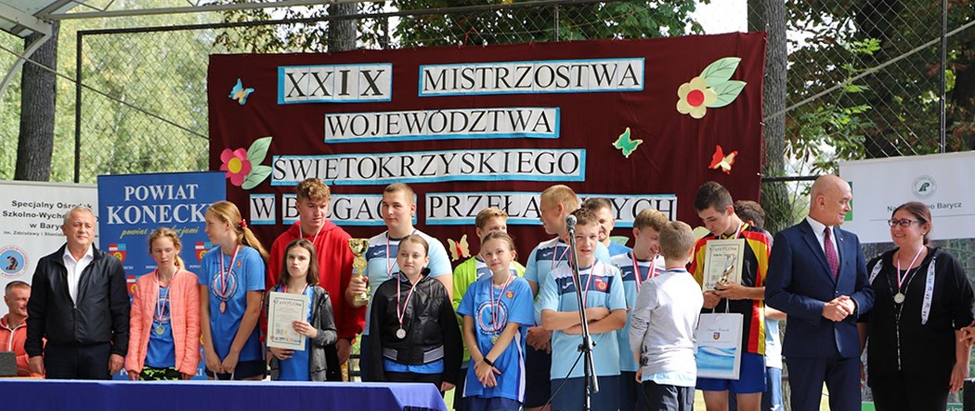 XXIX Mistrzostwa Województwa Świętokrzyskiego w Biegach Przełajowych w SOSW w Baryczy