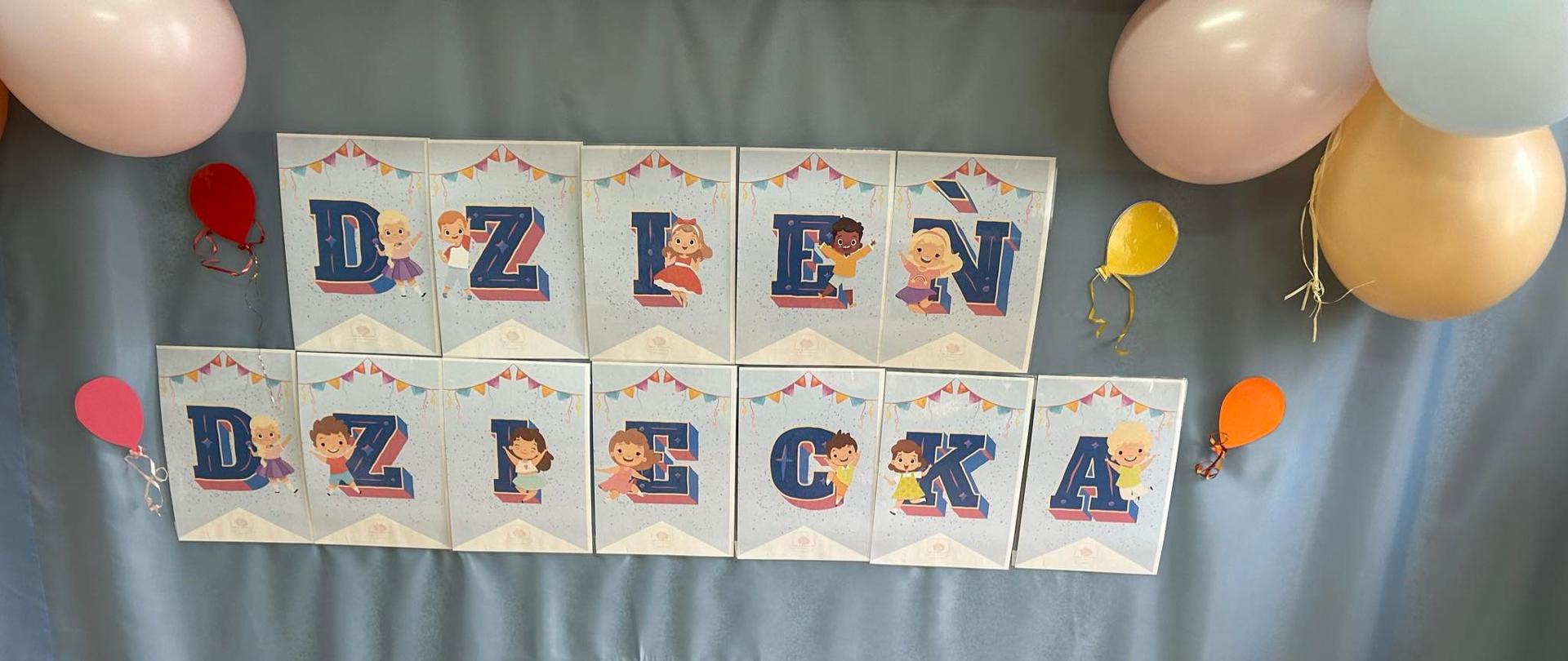 Napis Dzień Dziecka