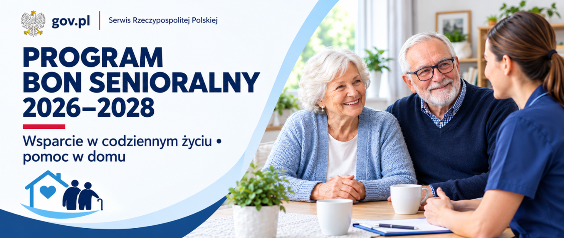baner informacyjny dot. projektu Bon senioralny