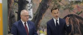 Starosta Hajnowski Andrzej Skiepko i Wojewoda Podlaski Jacek Brzozowski