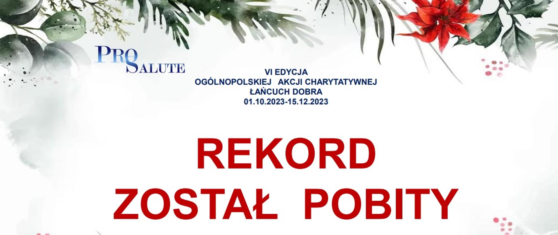 Plakat akcji "Łańcuch Dobra"