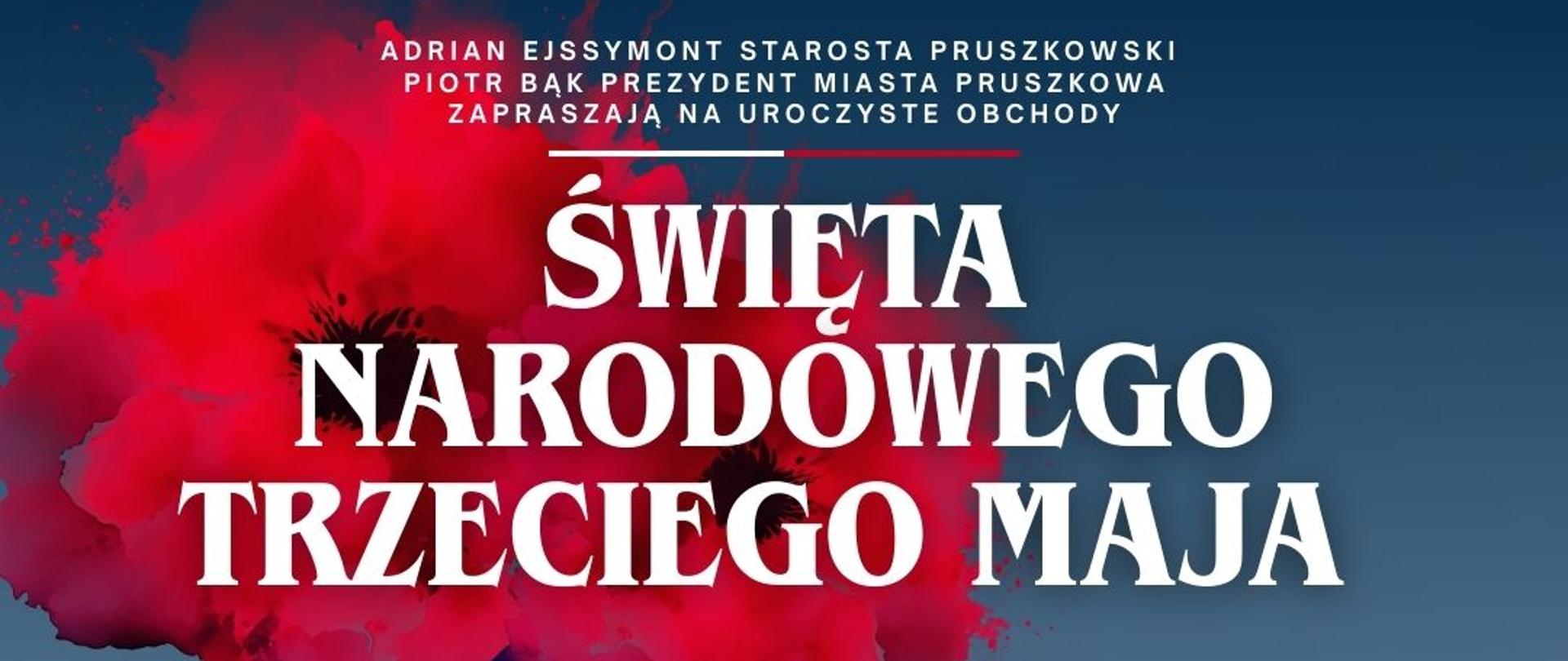 Zaproszenie na obchody Święta Narodowego Trzeciego Maja