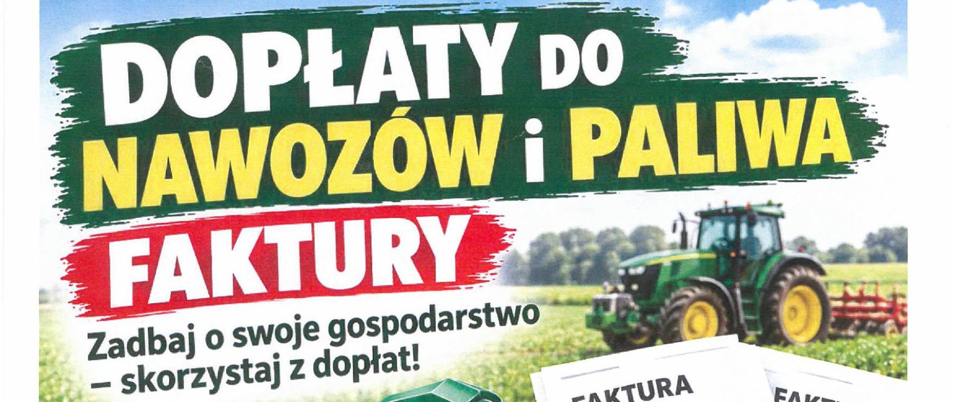dopłaty do nawozów i paliwa rolniczego 2026